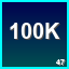 100K Byte Club achievement icon