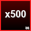 500-Kill Run achievement icon