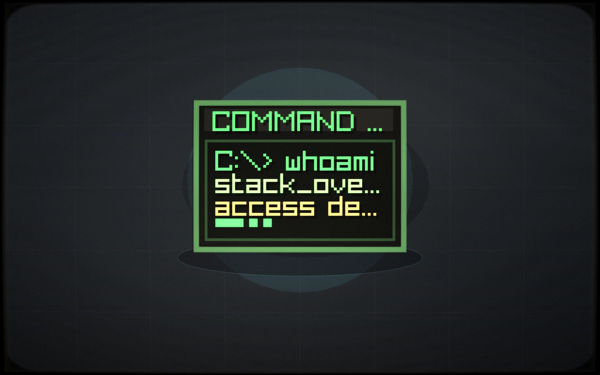 Command Prompt showroom render