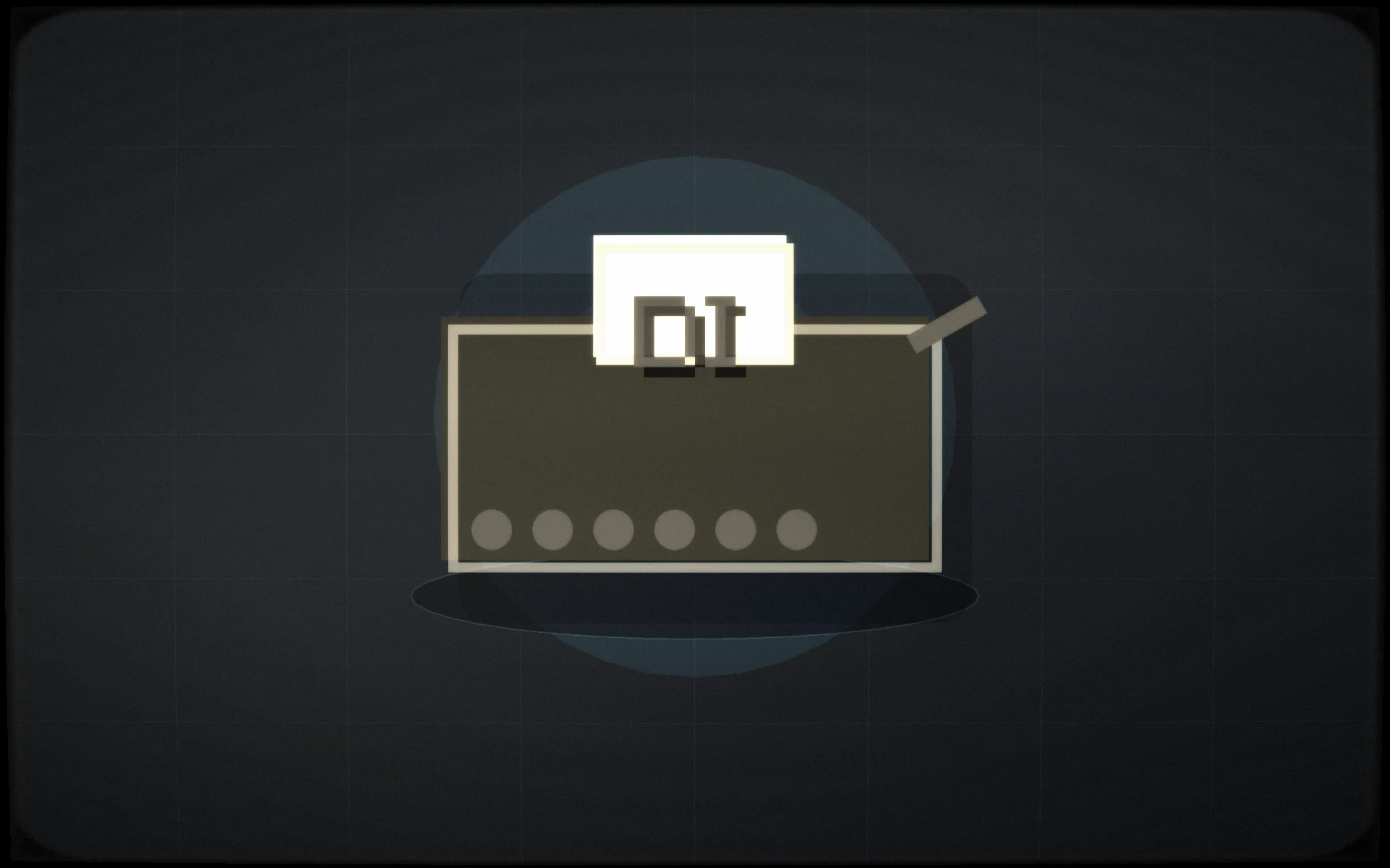 Typewriter showroom render